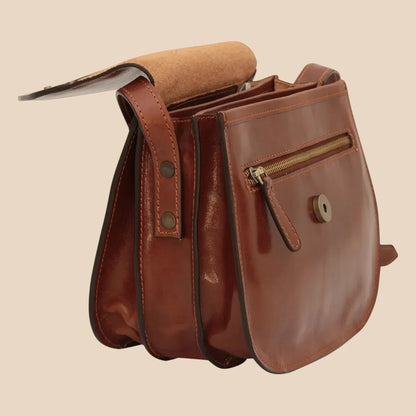 Full-Grain Calfskin Shoulder Bag - Image 7 | Bufalo d'Oro