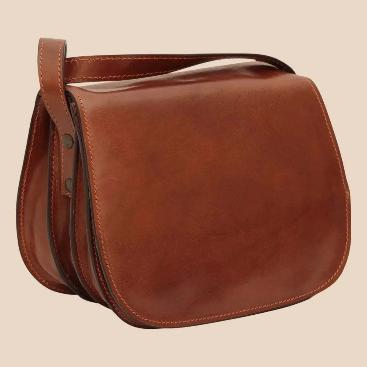 Women's Shoulder Bag in Full-Grain Calfskin - Image 27 | Bufalo d'Oro