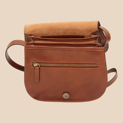 Women's Shoulder Bag in Full-Grain Calfskin - Image 31 | Bufalo d'Oro