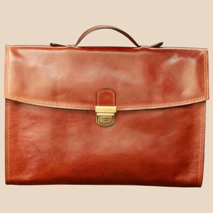 Business Leather Briefcase - Image 6 | Bufalo d'Oro
