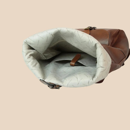 Full-Grain Leather Backpack - Image 42 | Bufalo d'Oro