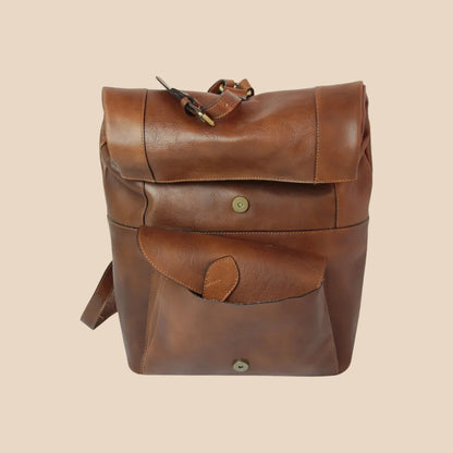 Full-Grain Leather Backpack - Image 30 | Bufalo d'Oro