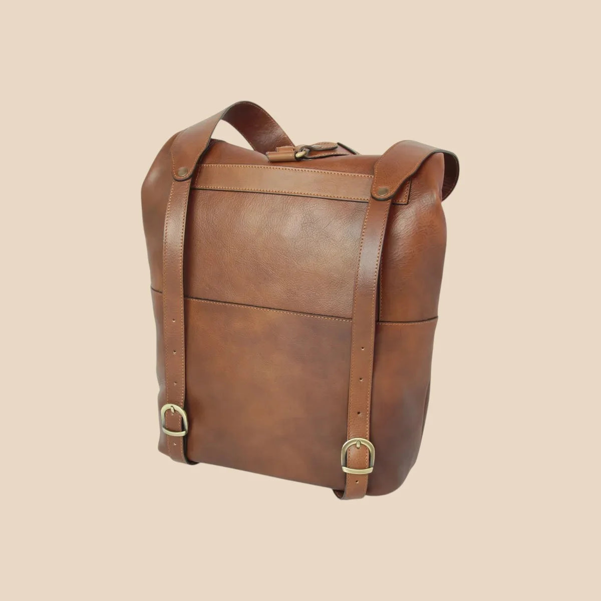Full-Grain Leather Backpack - Image 29 | Bufalo d'Oro