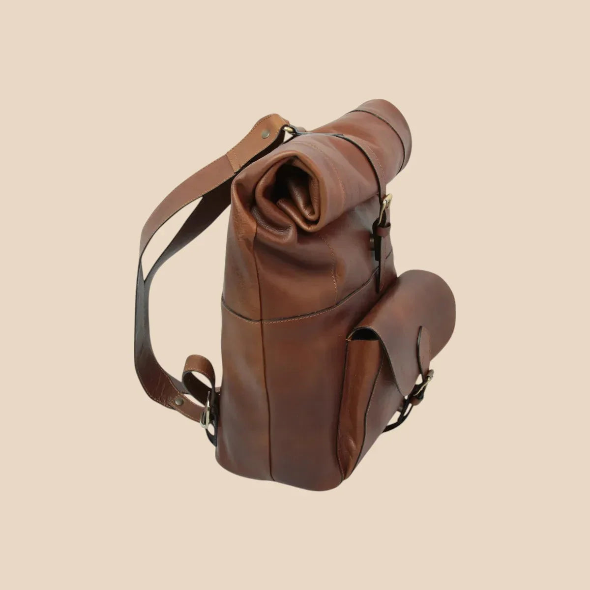 Full-Grain Leather Backpack - Image 37 | Bufalo d'Oro