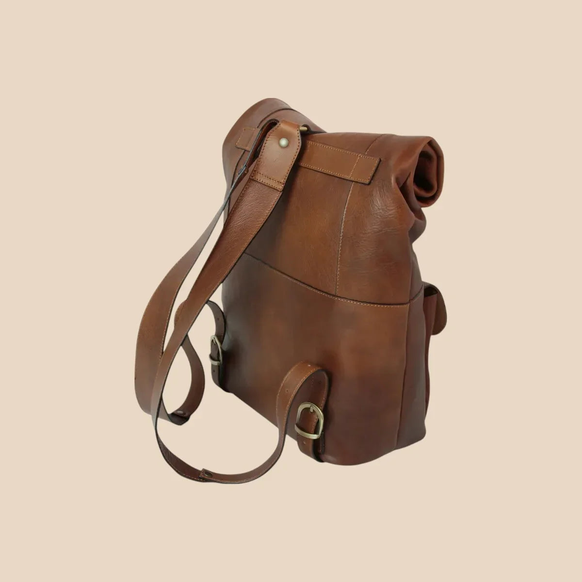 Full-Grain Leather Backpack - Image 38 | Bufalo d'Oro