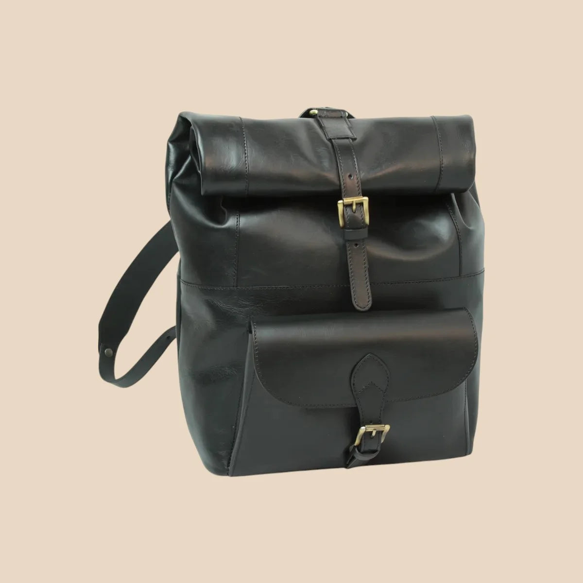 Full-Grain Leather Backpack - Image 2 | Bufalo d'Oro