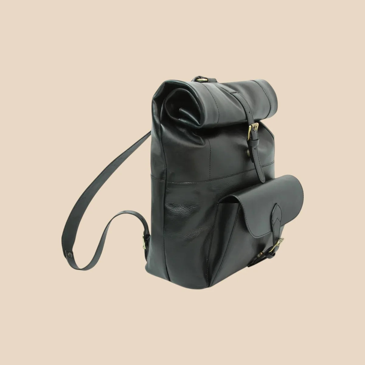 Full-Grain Leather Backpack - Image 22 | Bufalo d'Oro