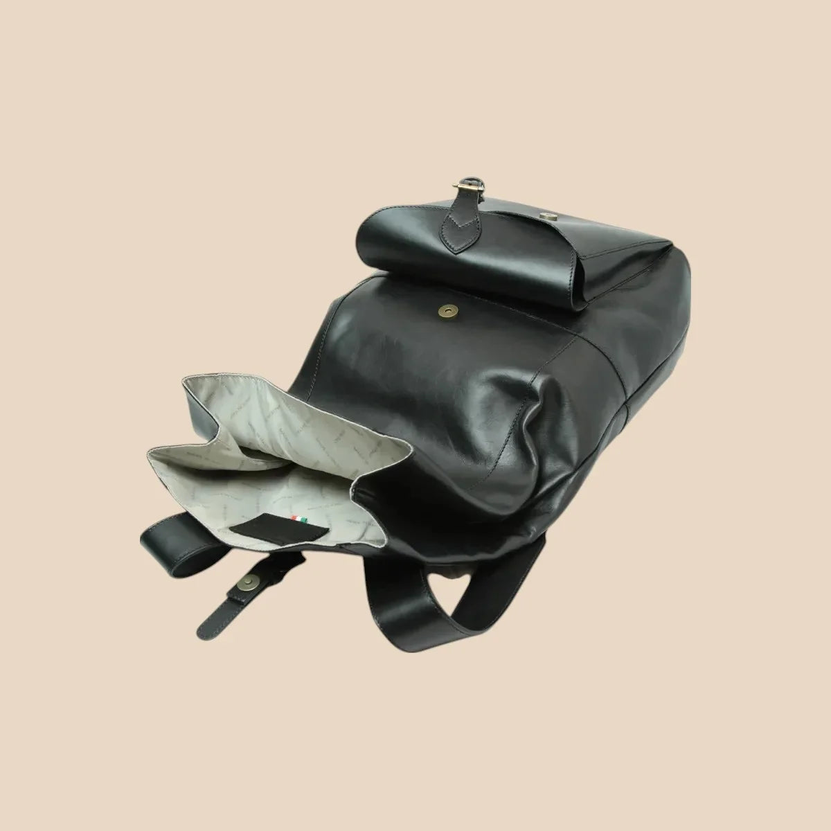 Full-Grain Leather Backpack - Image 45 | Bufalo d'Oro