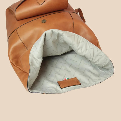 Full-Grain Leather Backpack - Image 18 | Bufalo d'Oro