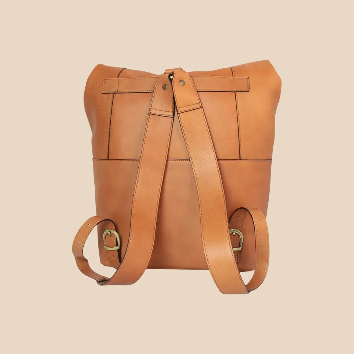 Full-Grain Leather Backpack - Image 16 | Bufalo d'Oro