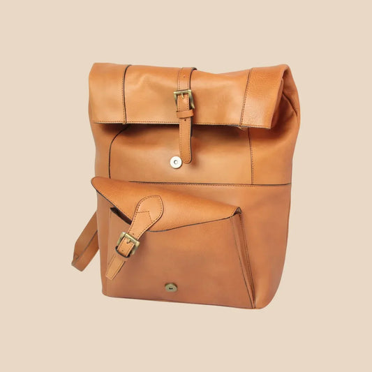 Full-Grain Leather Backpack - Image 1 | Bufalo d'Oro