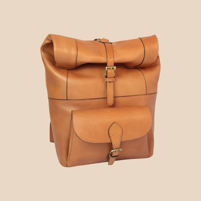 Full-Grain Leather Backpack - Image 7 | Bufalo d'Oro