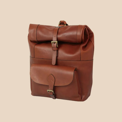 Full-Grain Leather Backpack - Image 8 | Bufalo d'Oro
