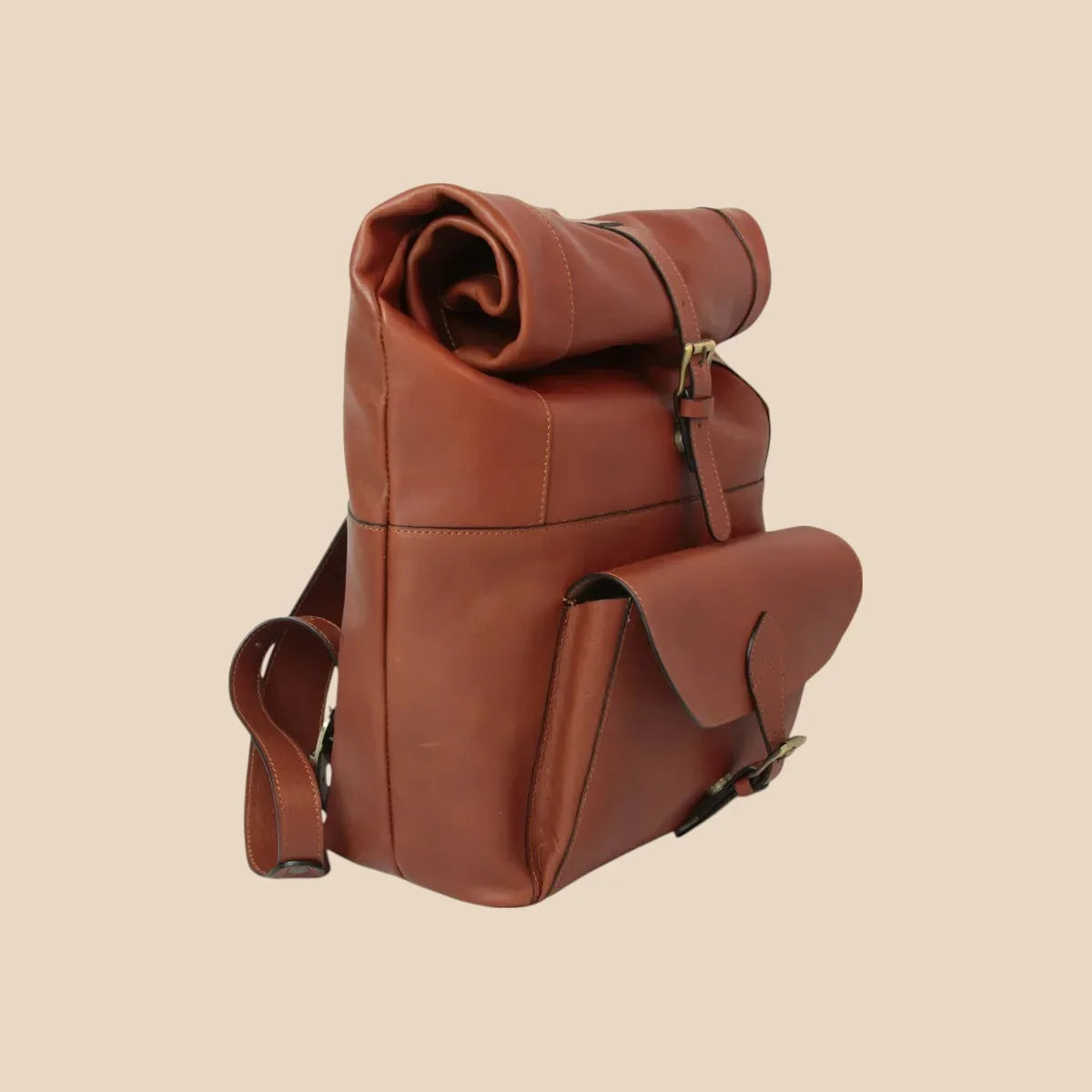 Full-Grain Leather Backpack - Image 15 | Bufalo d'Oro