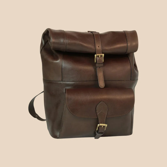 Full-Grain Leather Backpack - Image 1 | Bufalo d'Oro