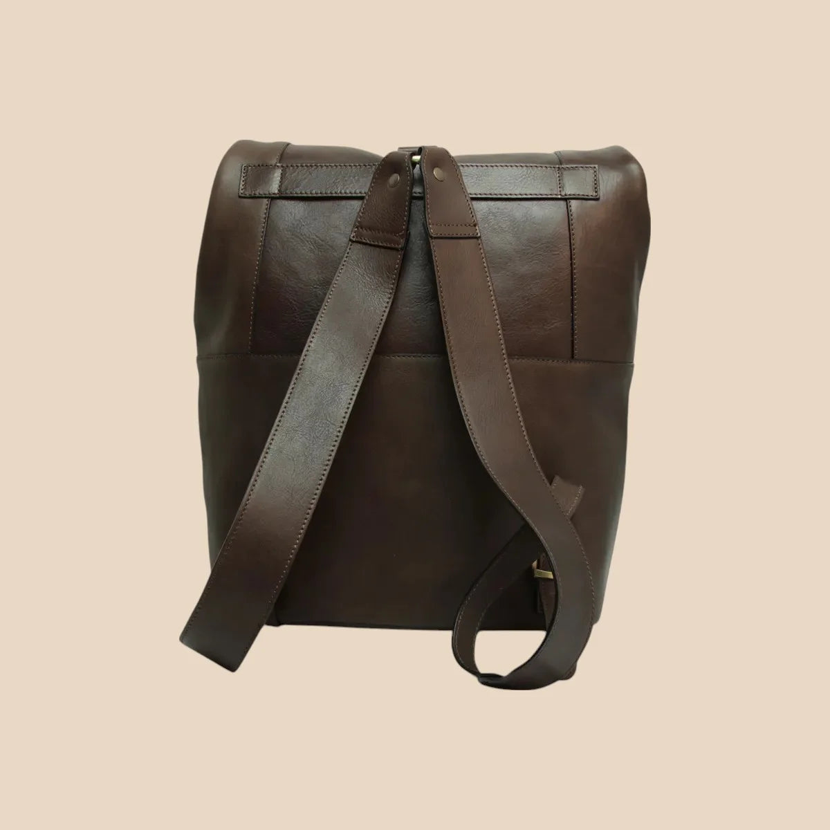 Full-Grain Leather Backpack - Image 5 | Bufalo d'Oro