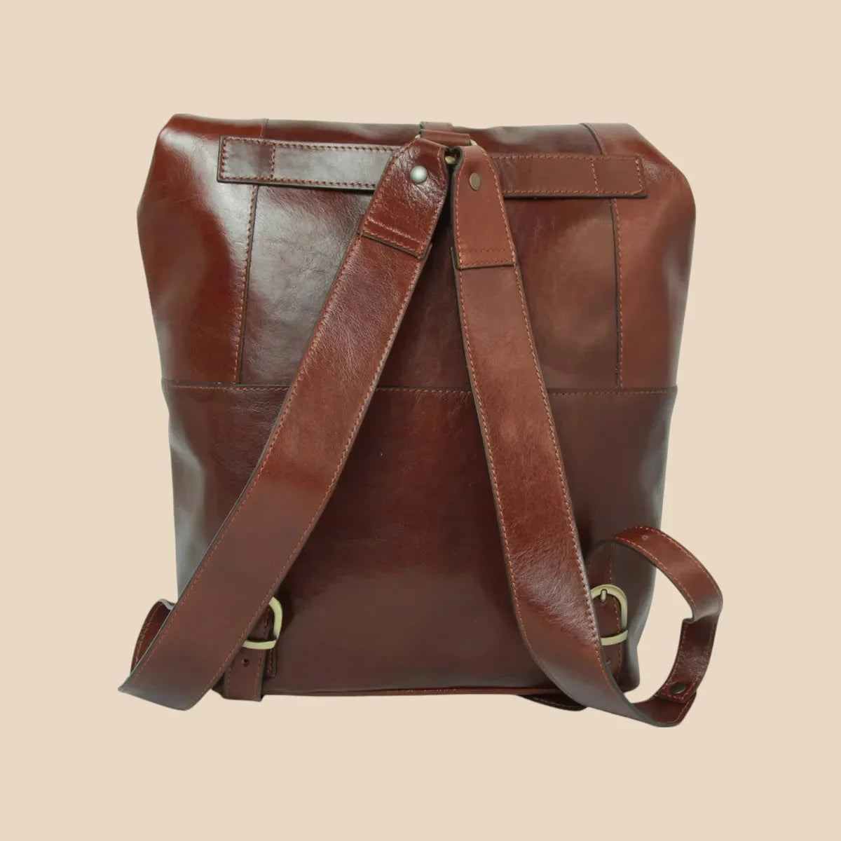Full-Grain Leather Backpack - Image 32 | Bufalo d'Oro