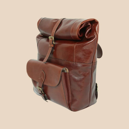 Full-Grain Leather Backpack - Image 35 | Bufalo d'Oro