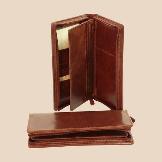 Leather Travel Wallet - Image 1 | Bufalo d'Oro