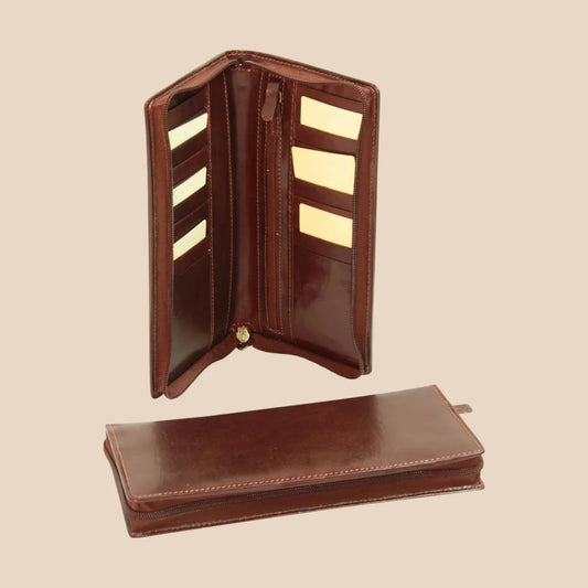 Leather Travel Wallet - Image 1 | Bufalo d'Oro