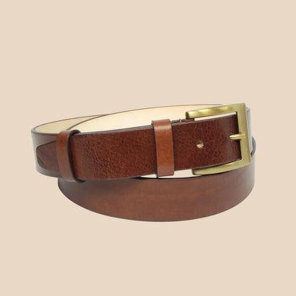 Leather Flat Belt - Image 4 | Bufalo d'Oro