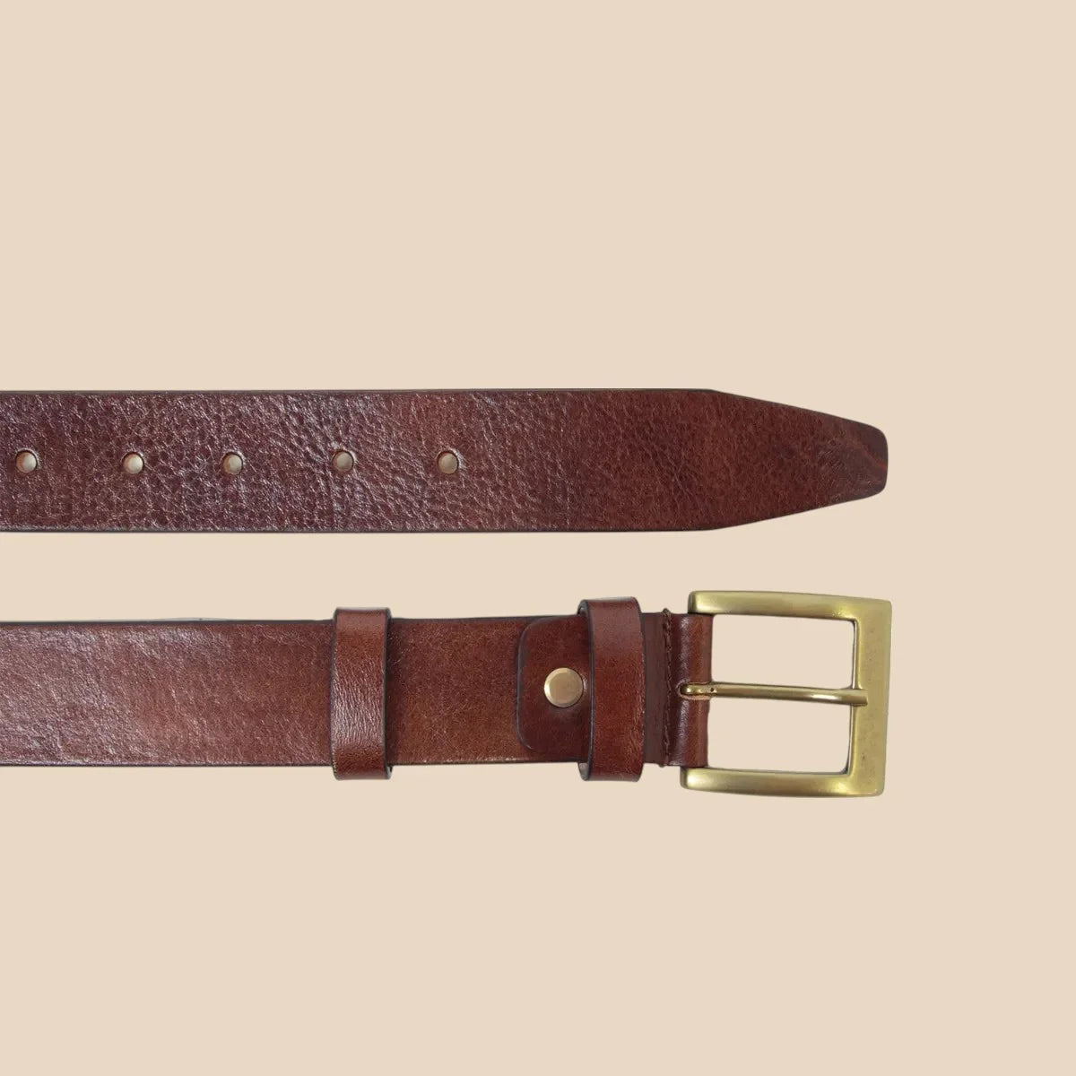 Leather Flat Belt - Image 5 | Bufalo d'Oro