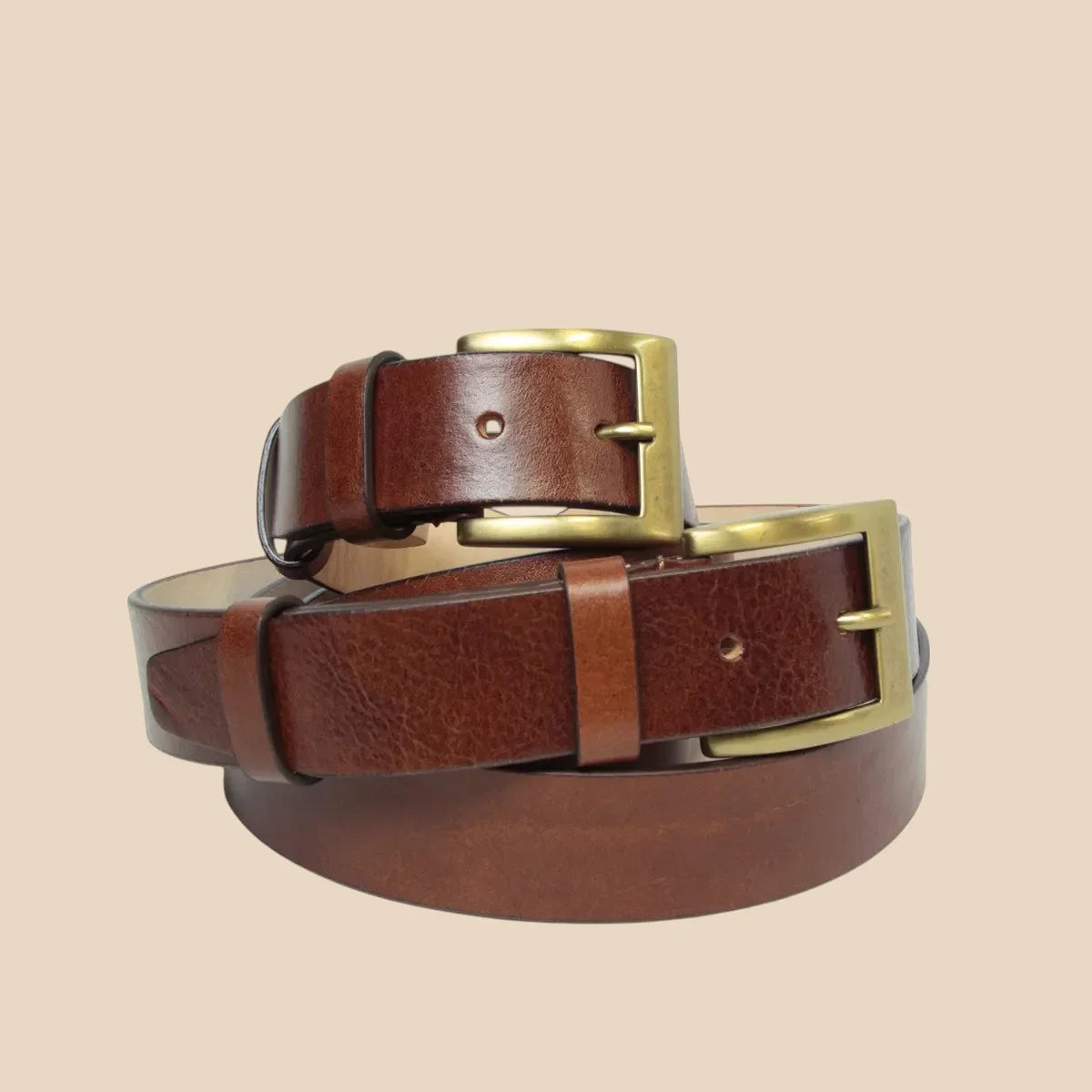 Leather Flat Belt - Image 6 | Bufalo d'Oro