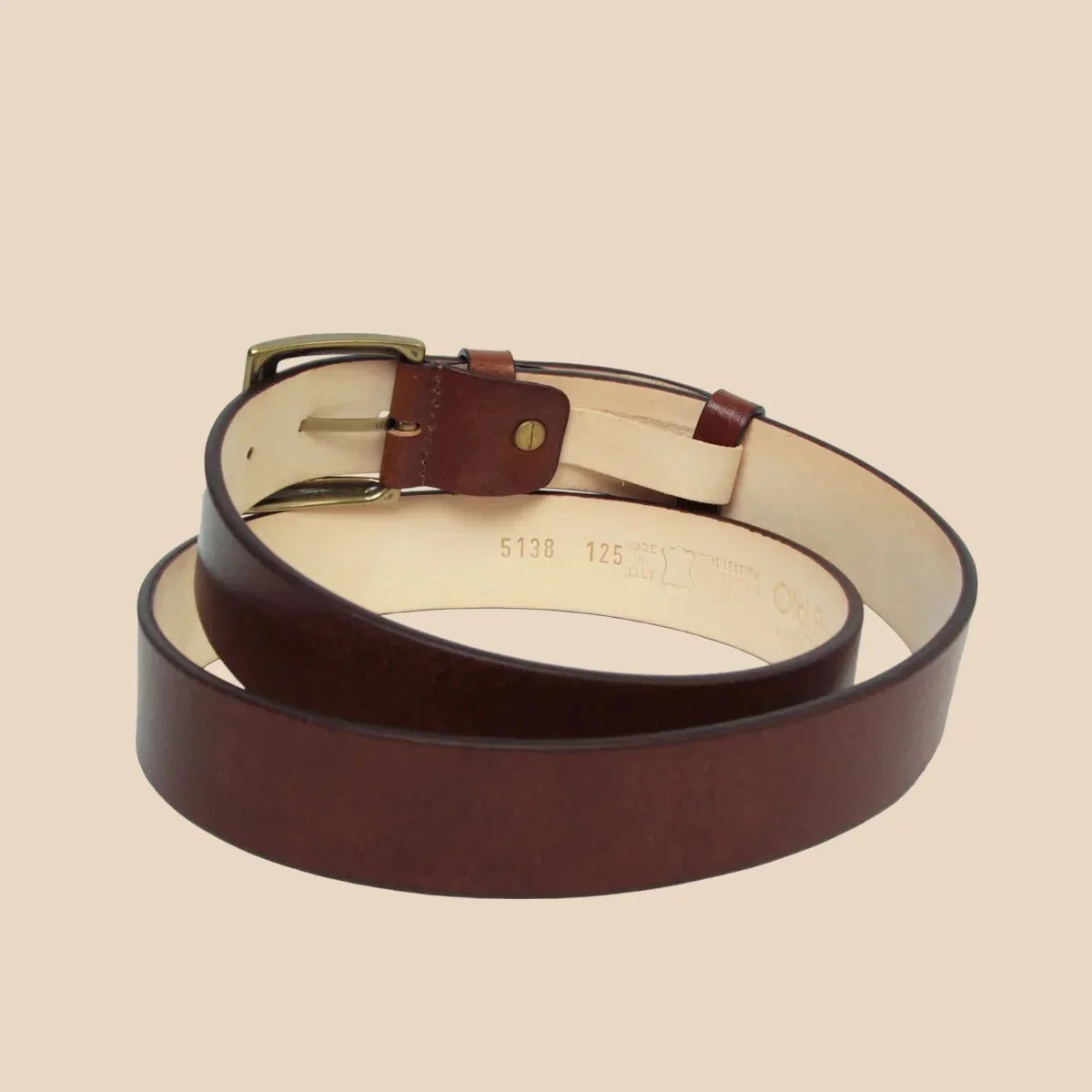 Leather Flat Belt - Image 7 | Bufalo d'Oro