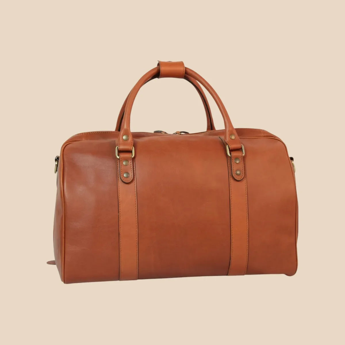 Full-Grain Leather Travel Bag - Image 7 | Bufalo d'Oro