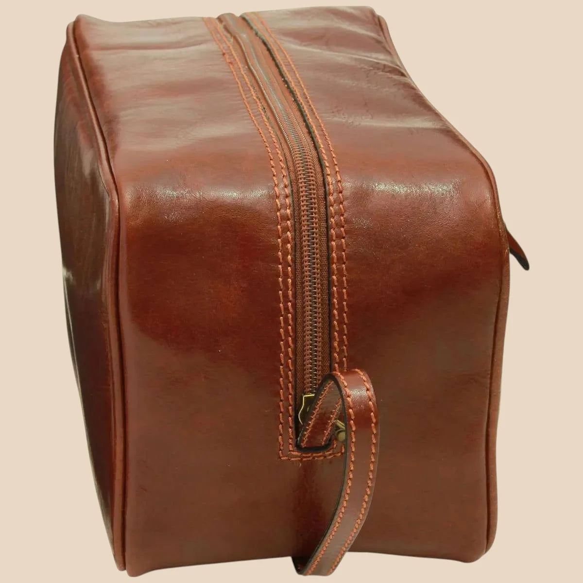 Full-grain Calfskin Leather Beauty Case - Image 8 | Bufalo d'Oro