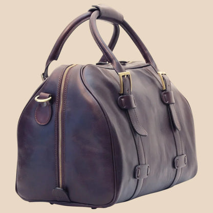 Cowhide Leather Duffel Bag - Image 19 | Bufalo d'Oro