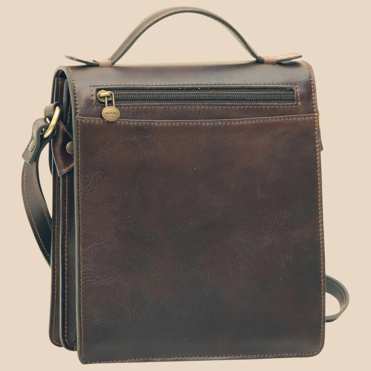 Classica II Leather Satchel - Image 15 | Bufalo d'Oro