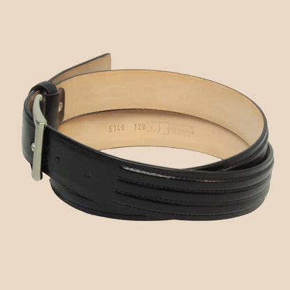 Leather Belt Wide 1,38" - Image 7 | Bufalo d'Oro