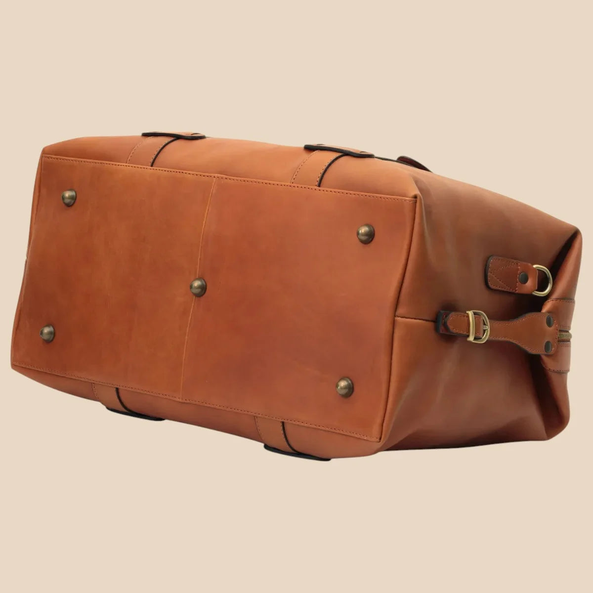 Cowhide Leather Travel Bag - Image 9 | Bufalo d'Oro
