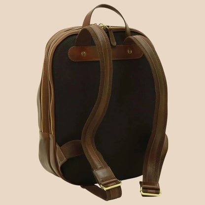 Soft Calfskin Leather Laptop Backpack - Image 8 | Bufalo d'Oro