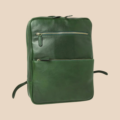 Leather Back Pack With Backside Troller Strap - Image 18 | Bufalo d'Oro