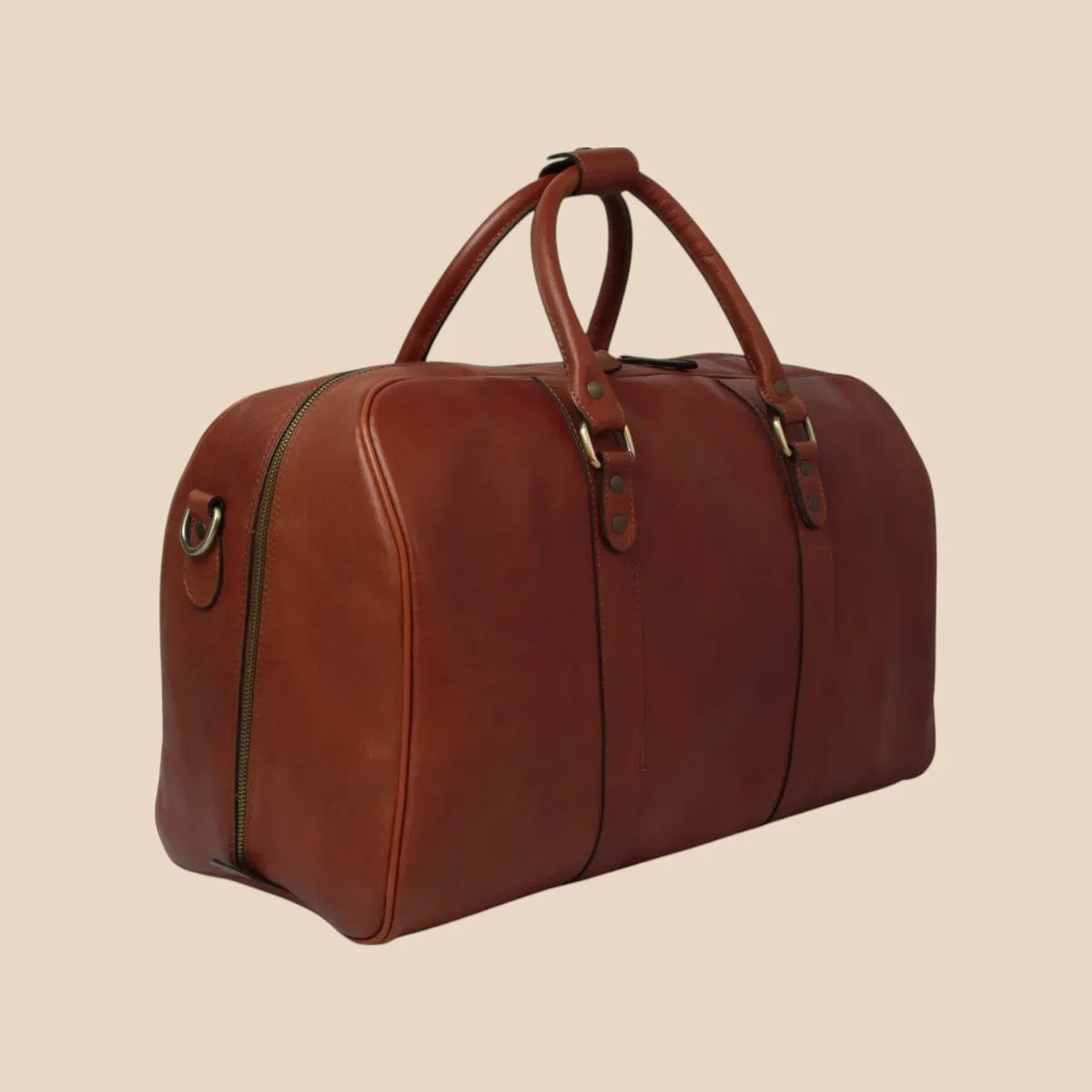 Large Full-Grain Leather Travel Bag - Image 35 | Bufalo d'Oro
