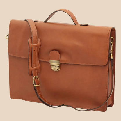Business Leather Briefcase Colonial - Image 3 | Bufalo d'Oro