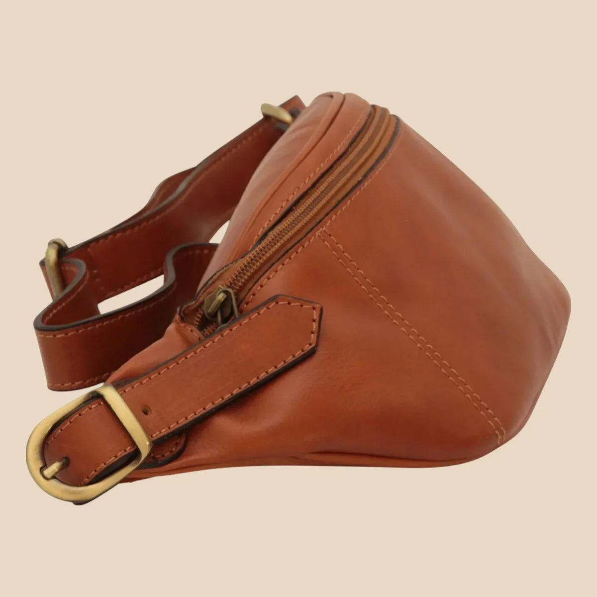 Full Grain Italian Calf Skin Leather Belt Pack - Image 6 | Bufalo d'Oro