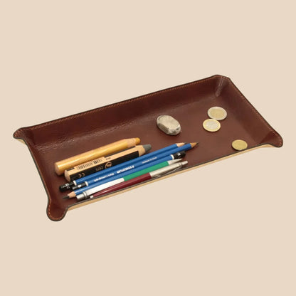 Leather Desk Tray - Image 5 | Bufalo d'Oro