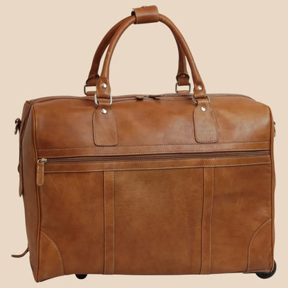 Oiled Calfskin Leather Duffel Bag - Image 18 | Bufalo d'Oro