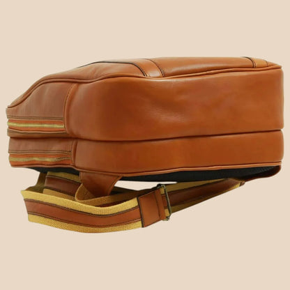 Soft Calfskin Leather Laptop Backpack - Image 4 | Bufalo d'Oro