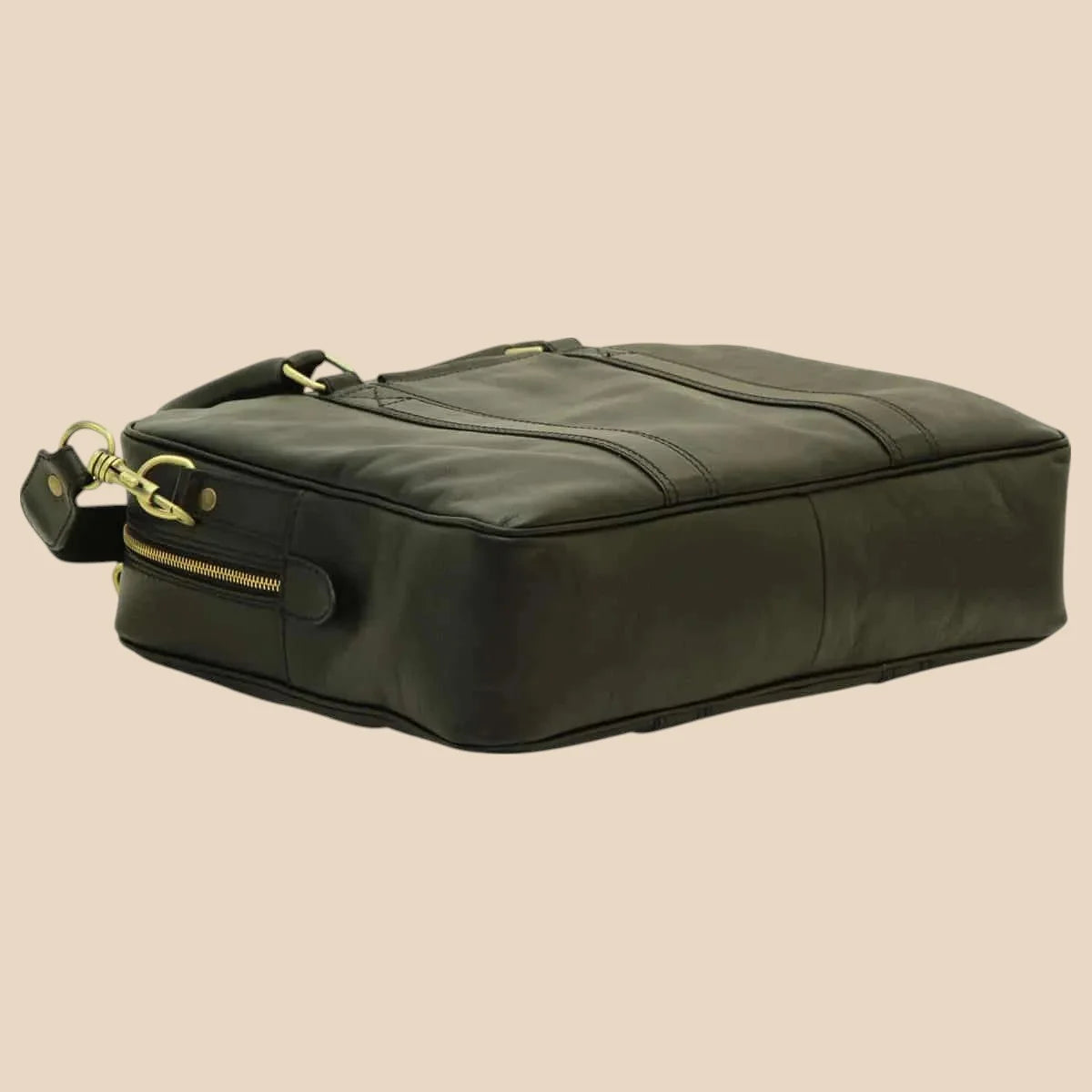 Soft Calfskin Leather Briefcase - Image 27 | Bufalo d'Oro