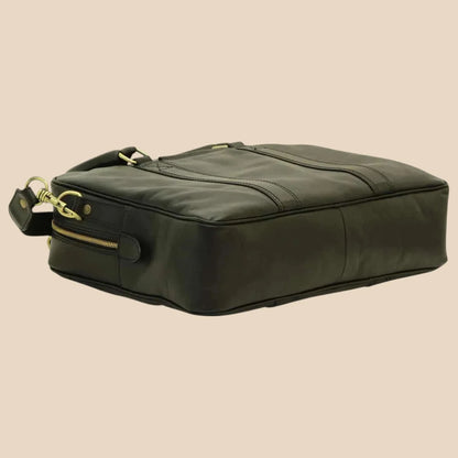 Soft Calfskin Leather Briefcase - Image 27 | Bufalo d'Oro