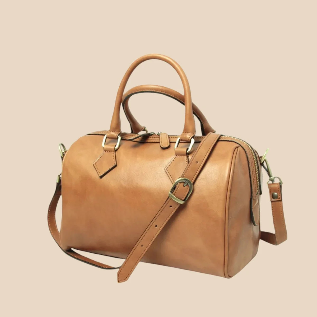 Double Handled Shoulder Bag - Image 9 | Bufalo d'Oro