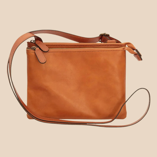 Full-Grain Calfskin Shoulder Bag - Image 1 | Bufalo d'Oro