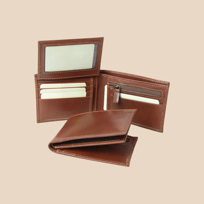 Leather Wallet With Coin Pocket And RFID Protection - Image 2 | Bufalo d'Oro