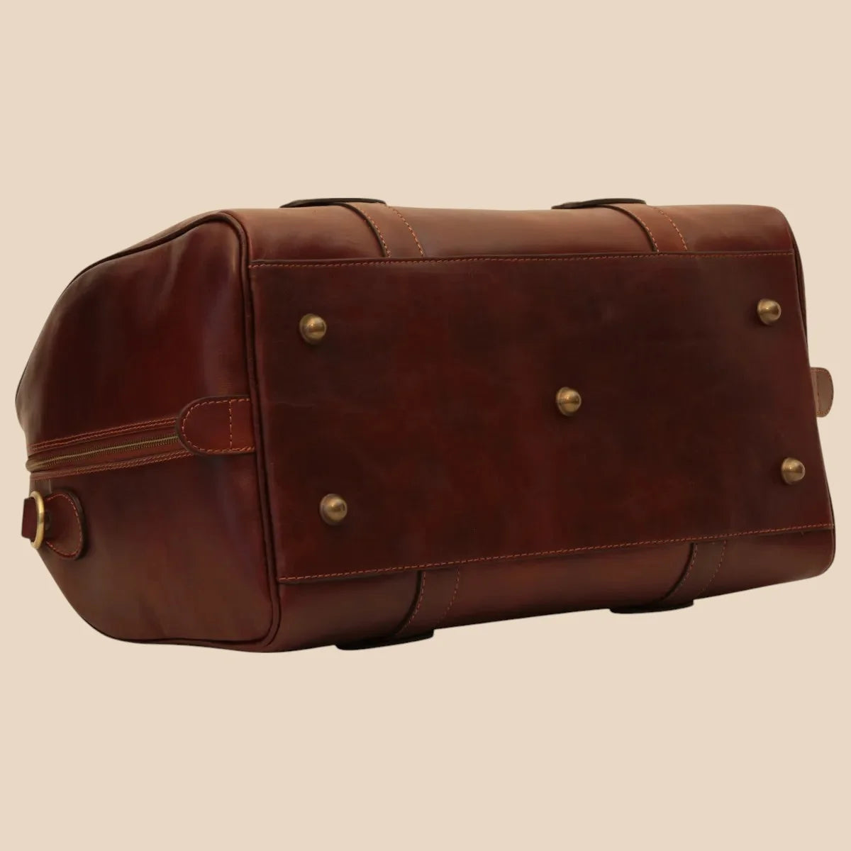 Cowhide Leather Duffel Bag - Image 23 | Bufalo d'Oro