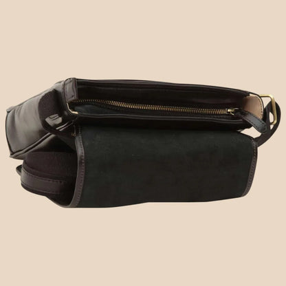 Medium Leather Bag With Double Magnetic Closure - Image 18 | Bufalo d'Oro
