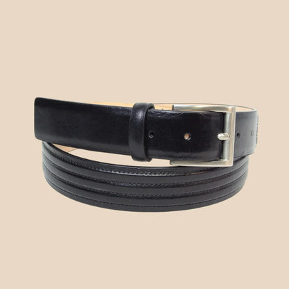Leather Belt Wide 1,38" - Image 9 | Bufalo d'Oro